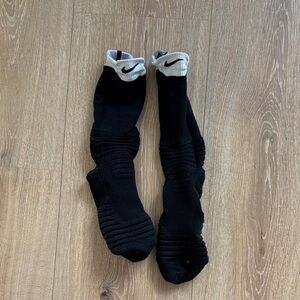 Nike Black and White Elite Socks